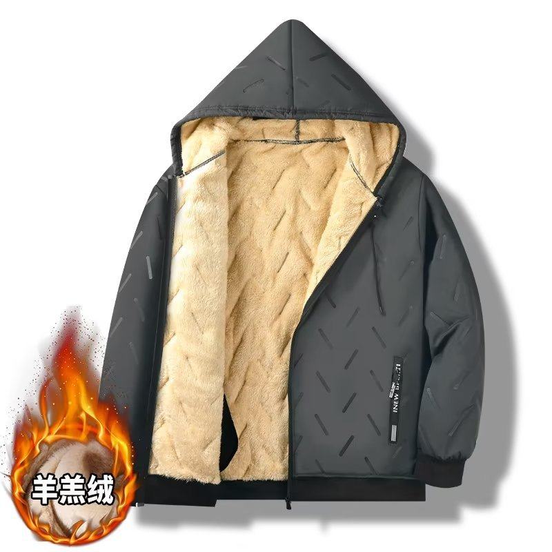 羊羔绒棉服男士秋冬季大码棉裤保暖宽松百搭加绒加厚棉衣棉袄外套,男装,棉衣,淘宝优惠券,粉丝福利购,淘宝优惠卷