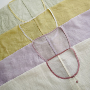 华冕汉家天丝提花圆领衫明制汉服夏季日常通勤轻薄透气弓袋袖防晒