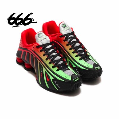 耐克Nike Shox R4 男女气柱复古减震防滑休闲跑步鞋 BV1387-001