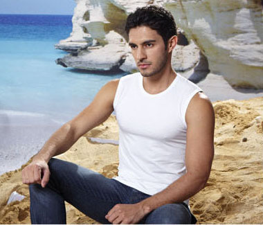 [潘美格]正品803男士莱卡棉宽肩运动健美贴身背心打底内衣大码