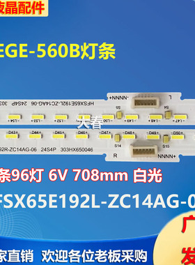 适用华为HEGE-560B灯条HFSX65E192L-ZC14AG-06 HFSX65E192R背光灯