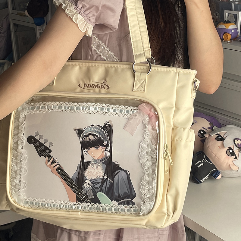 AORDA 痛包双肩斜挎大食量日系学生党二次元三用追星单肩日常娃包