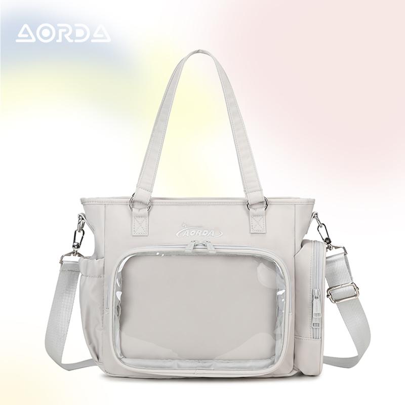 AORDA 原创小众大容量痛包学生党上课日常单肩斜挎娃包三用双肩包