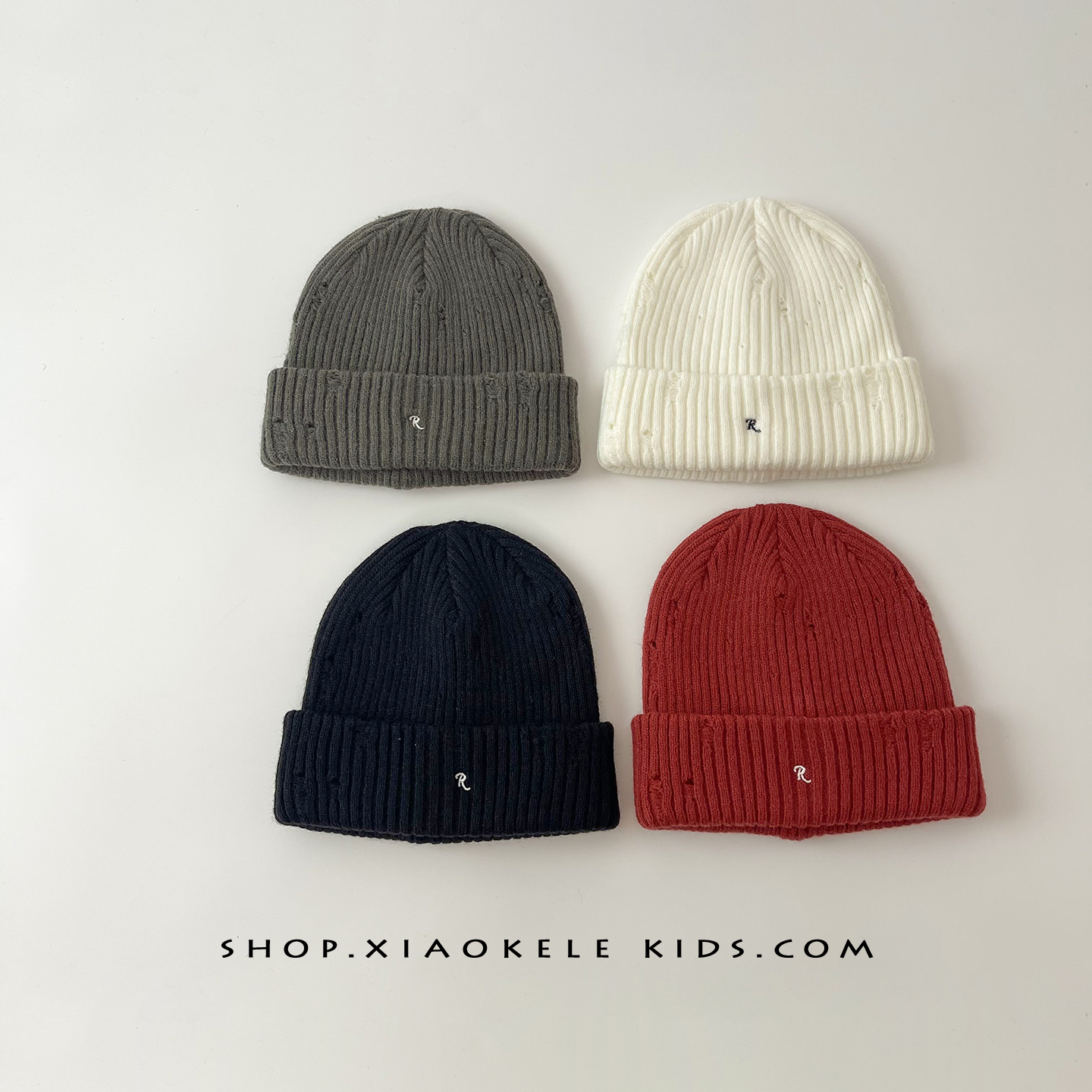 儿童帽子秋冬保暖防寒针织毛线帽