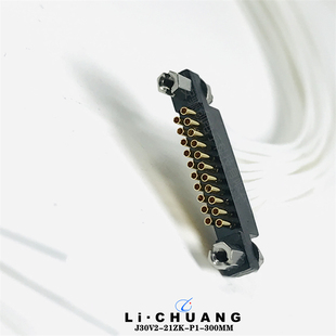 骊创矩形连接器J30V2 P2航空接插件插头插座 21ZKW