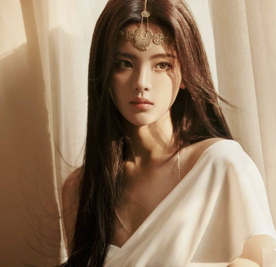 杨超越同款希腊女神额饰波西米亚前额发饰古风头链异域风情眉心坠