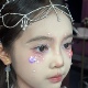 六一儿童节头饰女生表演发饰小美人鱼耳饰鲛人异域风情额饰眉心坠