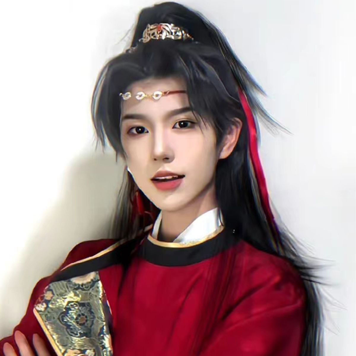 汉服发带男童抹额额饰男古风异域风情前额配饰民族风藏族眉心坠