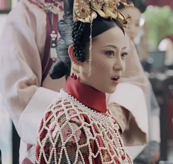 MING TASSELS NOBLE CONCUBINE YANXI RAIDERS HANFU PEARL CLOUD SHOULDERS HEAVY INDUSTRY OPERA FALSE COLLAR CHEONGSAM ACCESSORIES SHAWLS