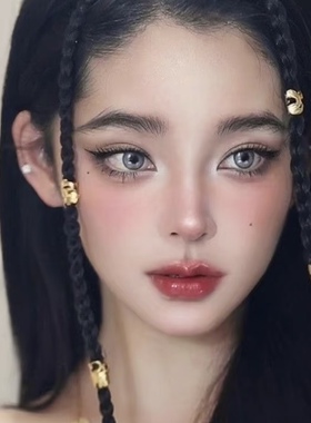 埃及艳后发扣复古脏辫编发环扣头饰女中国风儿童小孩演出表演发饰