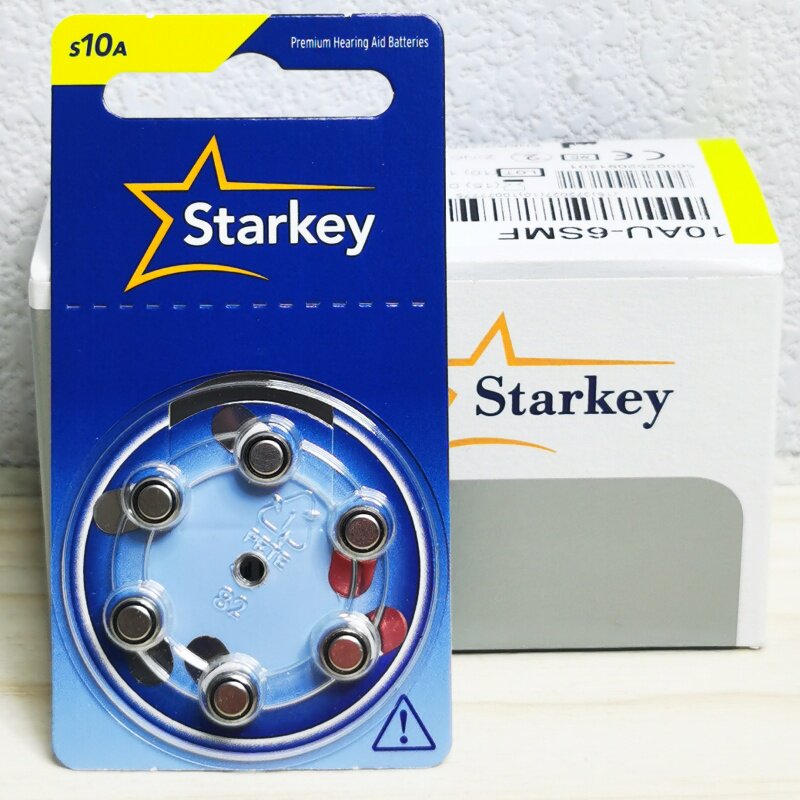 斯达克S10A电池英国进口starkey助听器电池A10 PR70锌空纽扣电子