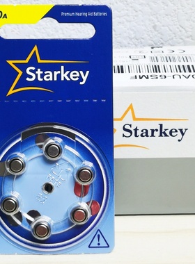斯达克S10A电池英国进口starkey助听器电池A10 PR70锌空纽扣电子