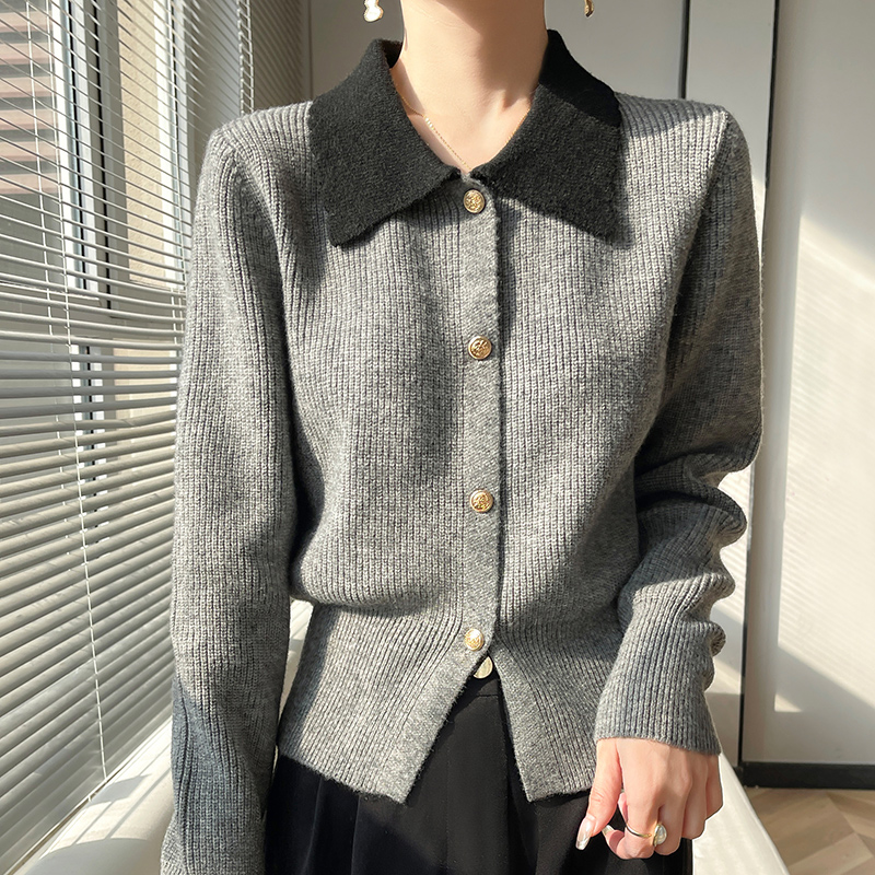 2025秋季新款小香风撞色
