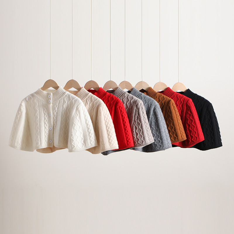 羊毛披肩斗篷外r套女新中式