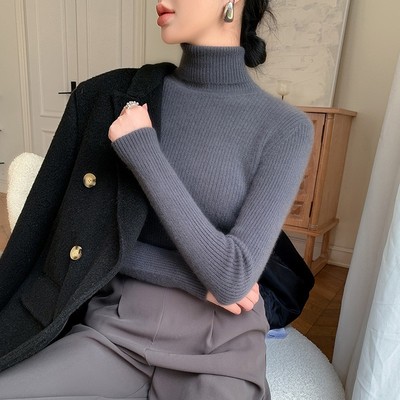超好看冬季加厚打底衫女