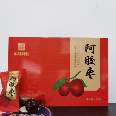 东阿阿胶阿胶枣100g盒装
