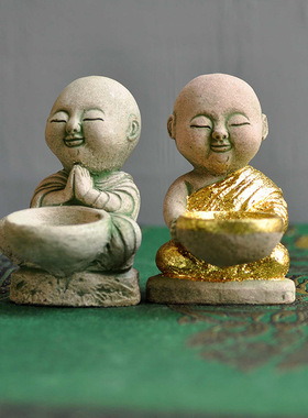 印象泰砂石装饰烛台东南亚