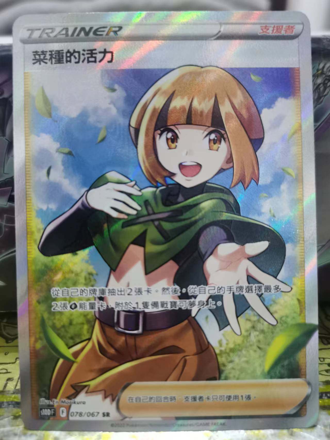 圣城 宝可梦 ptcg 繁中正版 s10  菜种的活力 sr 全图 人物