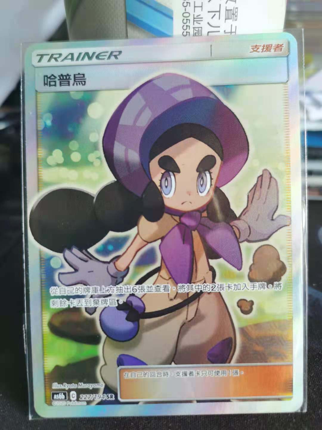 圣城 宝可梦 ptcg 繁体中文 日月 简中第四弹 哈普乌 sr 全图人物
