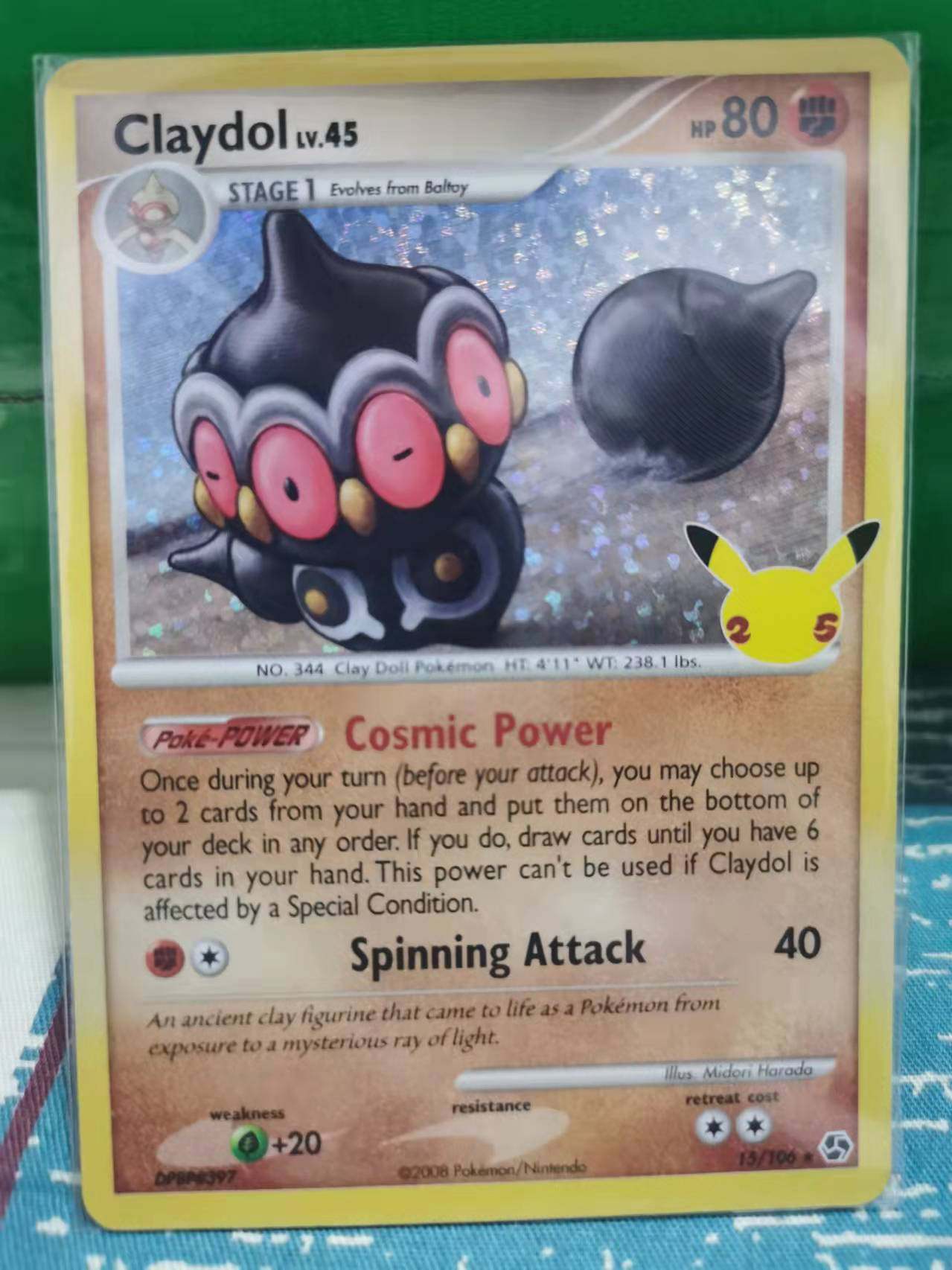 圣城 宝可梦 ptcg 英文正版 剑盾 25周年 念力土偶