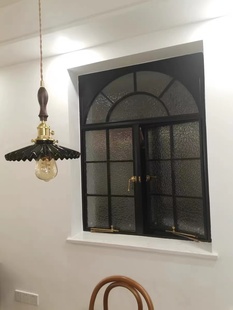 营家法式复古窗户上海老钢窗纯铜五金拉手定制咖啡馆名宿复古门窗