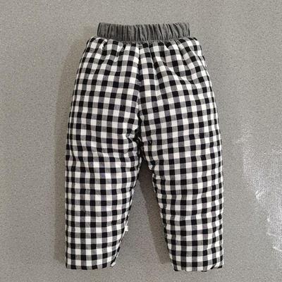 纯棉儿童棉裤男童女童宝宝冬季加厚保暖外穿中大童手工棉花棉裤冬