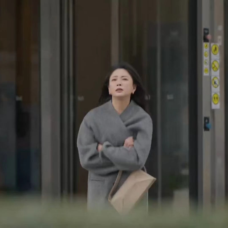 凡人歌沈琳殷桃同款包包 休闲手提包 几何拼接精致腋下迷你包甜美