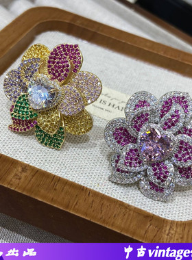 新款时尚轻奢高级感小众设计镶嵌