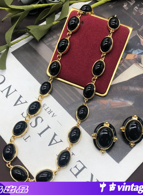 oumala合金其他经典黑色中古项链