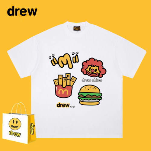 DREWESSFODGR美式趣味汉堡短袖