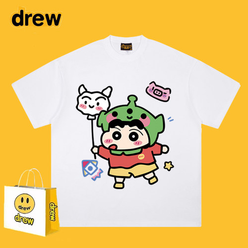 DREWESSFODGR小新涂鸦印花短袖