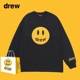 FOG高街潮流宽松情侣打底衫 Drew笑脸长袖 T恤男贾斯汀比伯网红同款