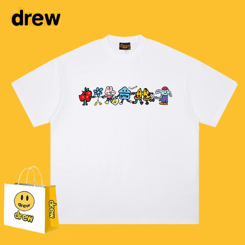 DREWESSFODGR趣味卡通印花短袖