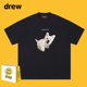 夏 潮牌休闲宽松情侣半袖 Drew卡通西高地狗狗印花短袖 T恤男女美式