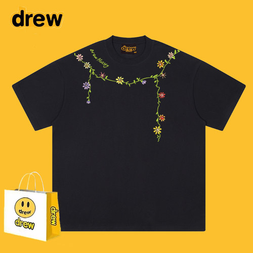 DREWESSFODGR花卉项链印花短袖