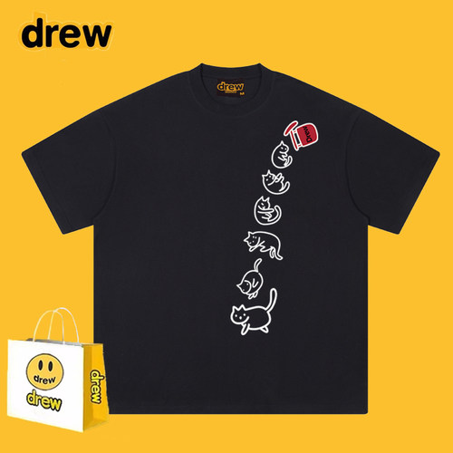 DREWESSFODGR卡通猫咪印花短袖