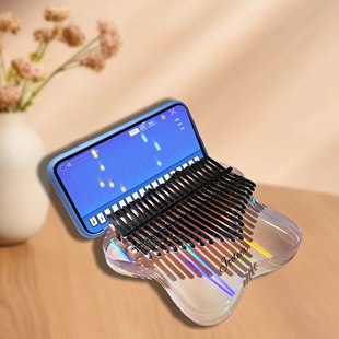 智乐卡林巴水晶拇指琴送礼物智能凹槽卡林巴简单易学上手就能弹