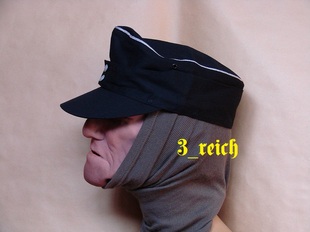 夏季军官帽 德军黑色山地帽