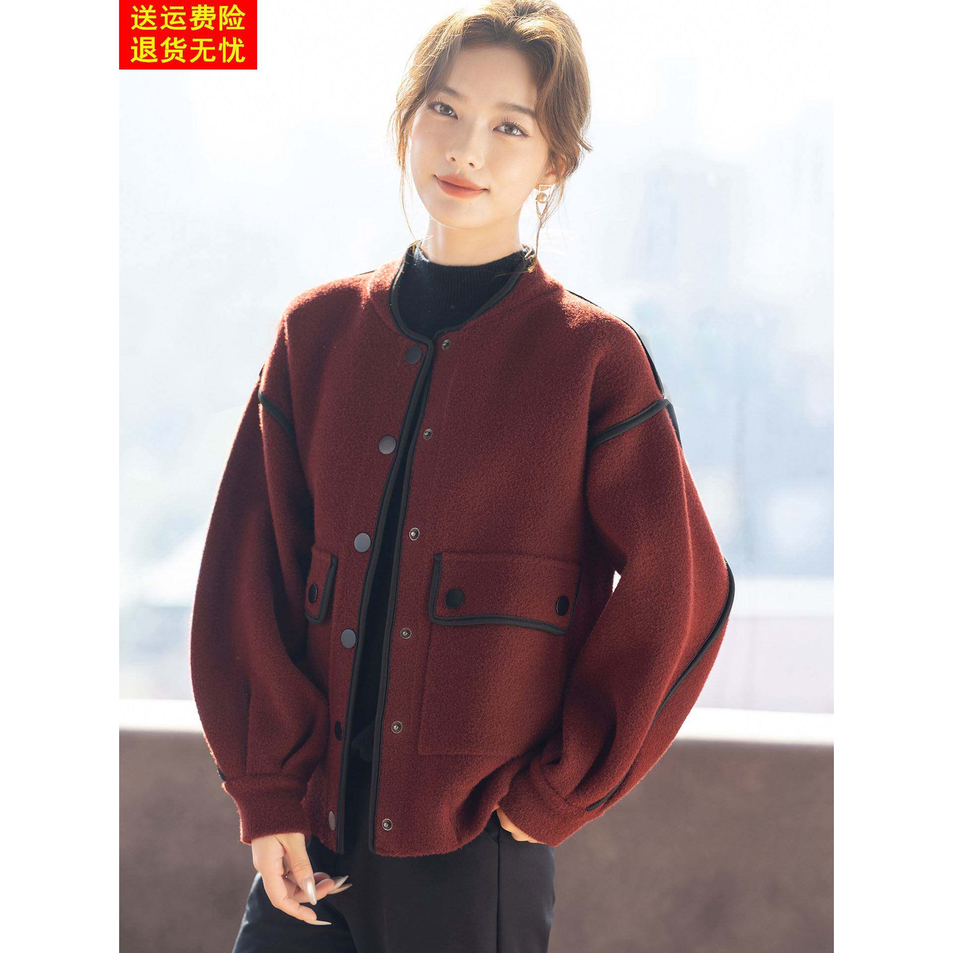 妈妈秋冬外套貂绒2025新款洋气时尚中老年女式春秋上衣服休闲夹克