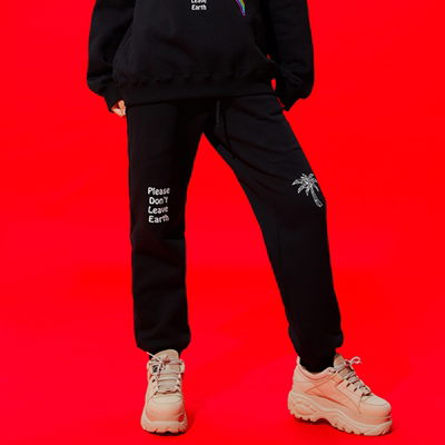 oido娜娜博主推荐秒发CLUT STUDIO 21冬季束脚运动休闲裤韩国代购