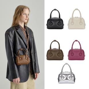 现货MARGESHERWOOD 23秋冬新款复古百搭小方包时尚潮流单肩包韩国