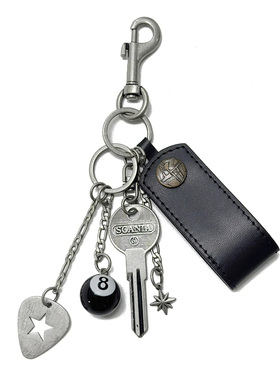 runningHIGH 25秋新款设计感星星保龄球钥匙扣挂件韩国代购