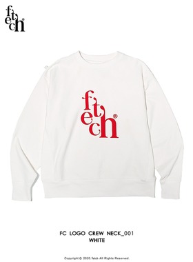 FETCH 纯色圆领套头字母卫衣情侣款宽松休闲潮牌上衣20秋韩国代购