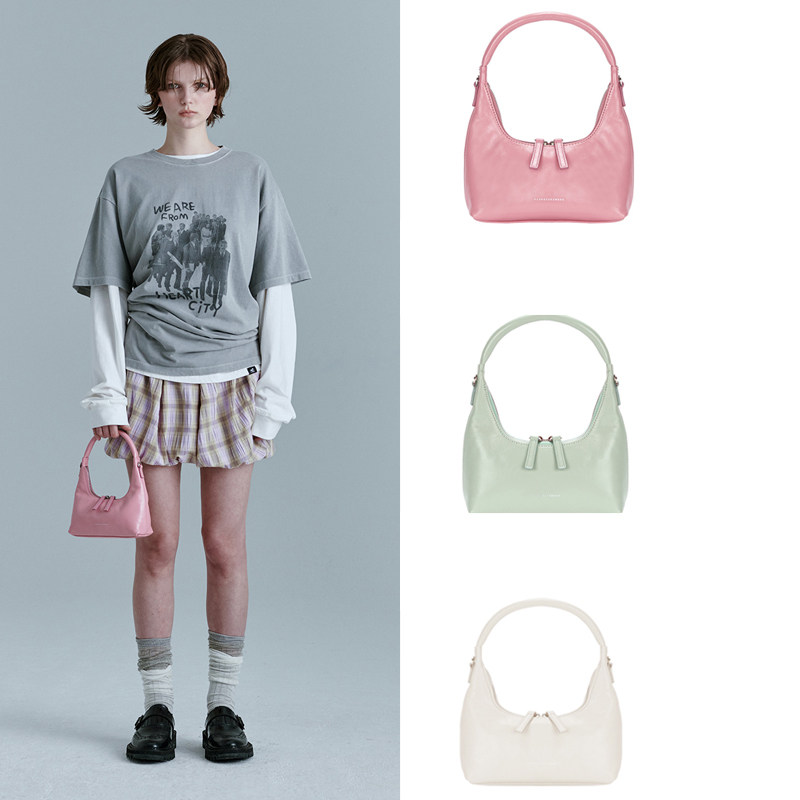 MARGESHERWOOD 24春夏新款手提包女小众糖果色腋下包韩国代购