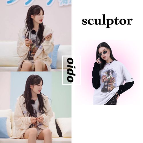 现货SCULPTOR纯棉狗狗短袖T恤