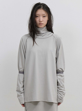 OJOS 25秋季新款宽松中性解构风长袖T恤休闲百搭上衣韩国代购