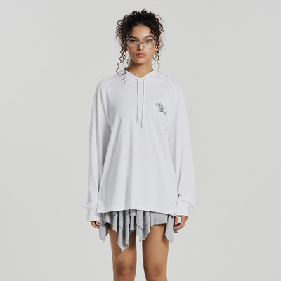 HDEX 25春夏季新品宽松字母印花连帽卫衣休闲上衣韩国代购