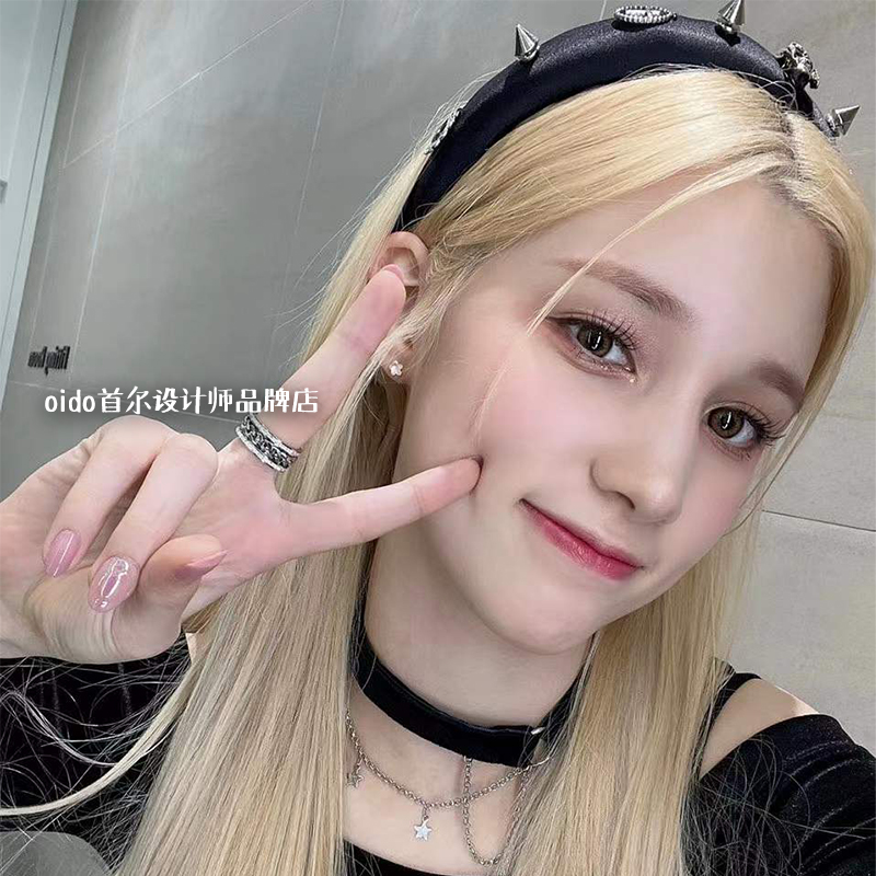 秋冬铆钉发箍百搭韩国