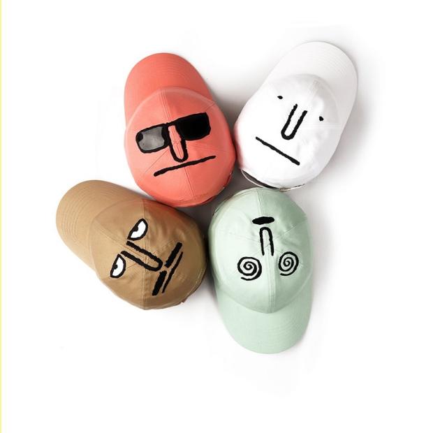 秒发代购宋智孝春夏季人脸棒球帽