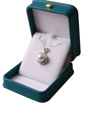 珍珠批发10-11mm圆珠强光基本无瑕S925银吊坠 淡水养殖珍珠强光